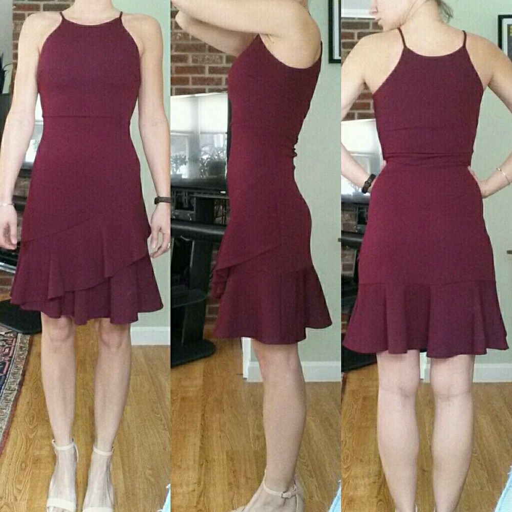 Soprano Ruffle Hem Dress